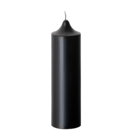 Свеча-колонна 14 см черная