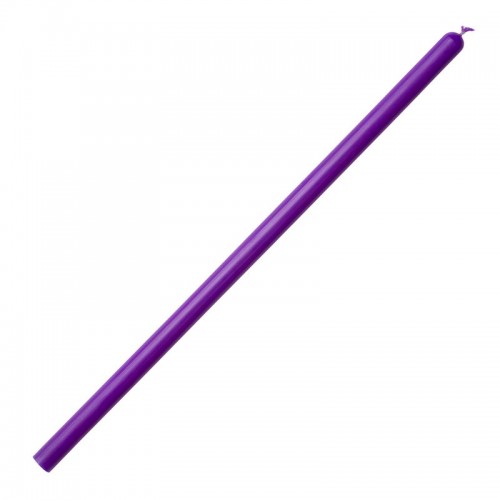 Свеча 30 см четырехчасовая фиолетовая