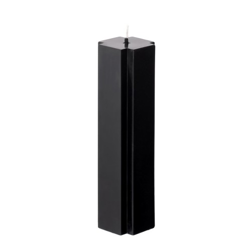 Свеча-крест 16 см черная