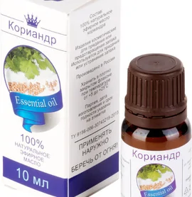 Кориандр 10 мл 100% эфирное масло